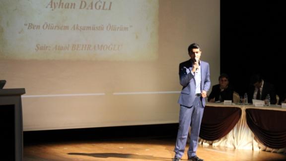 Ankara Şiir Şöleni İl Finali Necip Fazıl Kısakürek Kongre merkezinde yapıldı