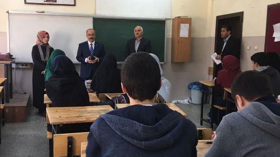 İlçe Milli Eğitim Müdürümüz İlk Ziyaretini Pursaklar Anadolu İmam-Hatip Lisesine Gerçekleştirdi