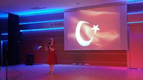 İstiklal Marşını Güzel Okuma Yarışmasının Finalleri Abdurrahim Karakoç Kültür Merkezinde Gerçekleştirildi.