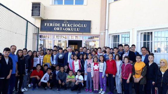 İlçe Milli Eğitim Müdürümüz Feride Bekçioğlu Ortaokulunu Ortaokulunu Ziyaret Etti