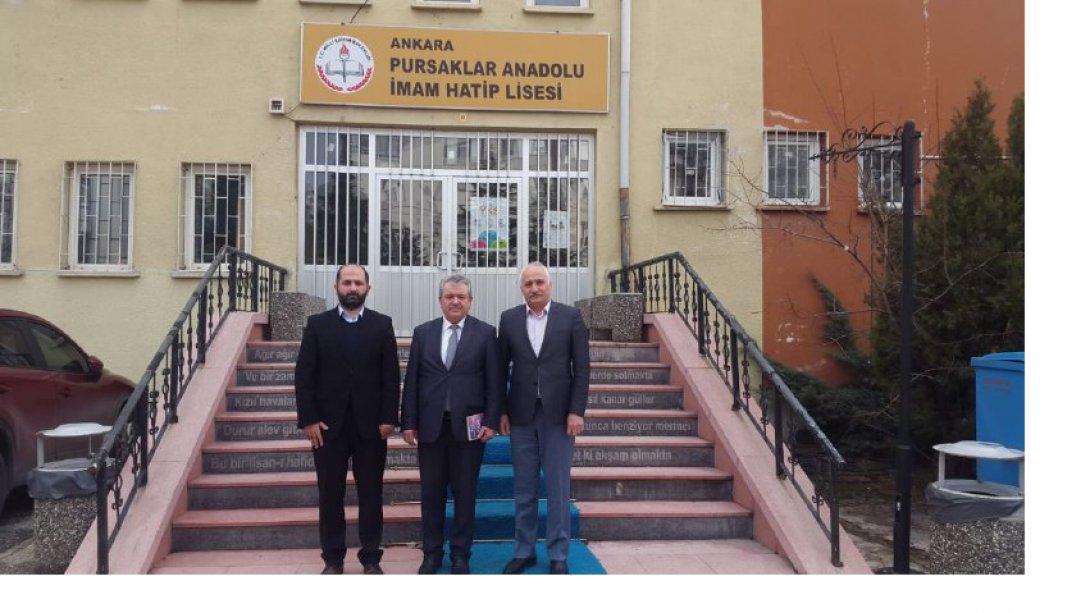 Sayın KILIÇGİL Pursaklar Anadolu İmam Hatip Lisesini Ziyaret Etti.