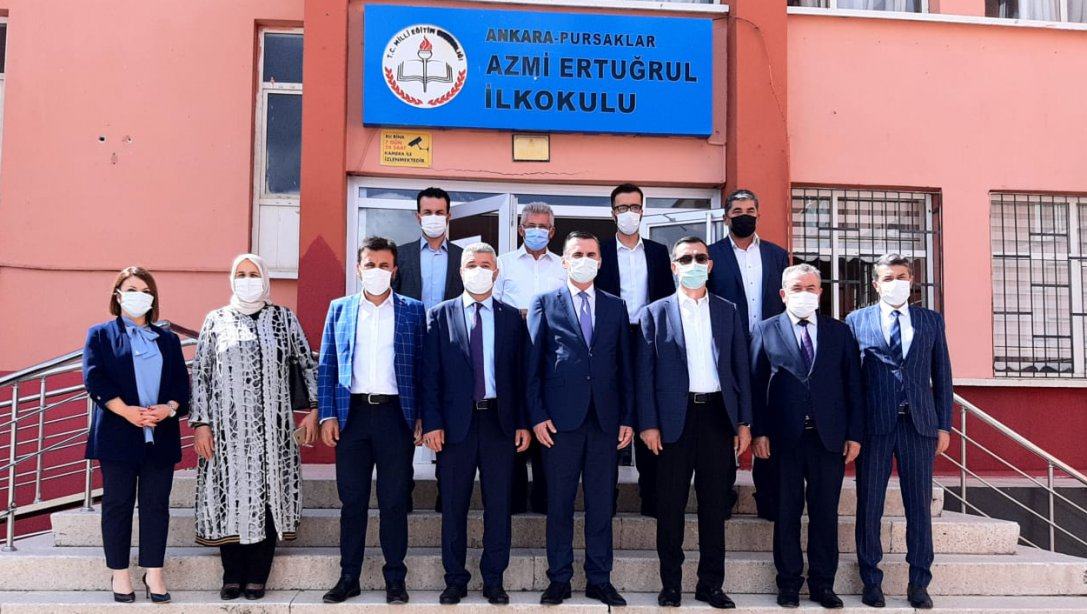 Ankara Milletvekilimiz Sayın Emrullah İŞLER Azmi Ertuğrul İlkokulumuzu Ziyaret Etti
