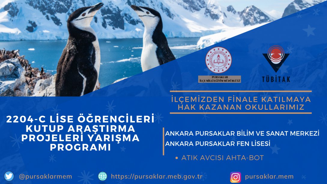 Öğrencilerimiz Kutup Araştırma Projeleri Yarışması Türkiye Finallerinde