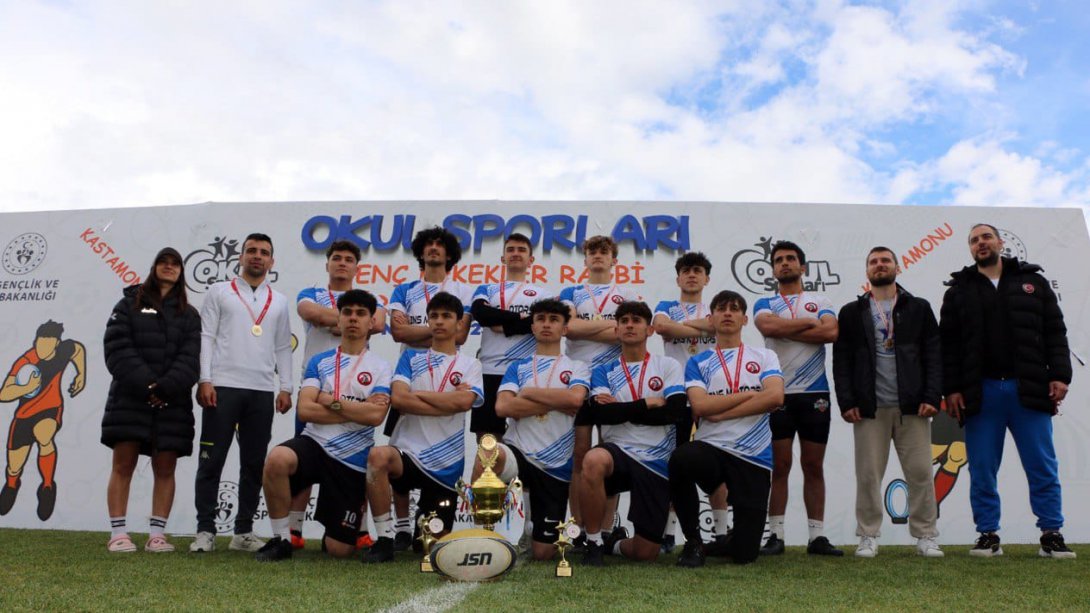 Dede Korkut Anadolu Lisesi Ragbi Takımımız Türkiye Şampiyonluğunu Aldı