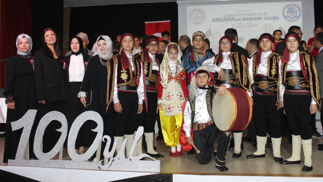 Ankara'nın Başkent Oluşunun 100. Yılı Coşkuyla Kutlandı