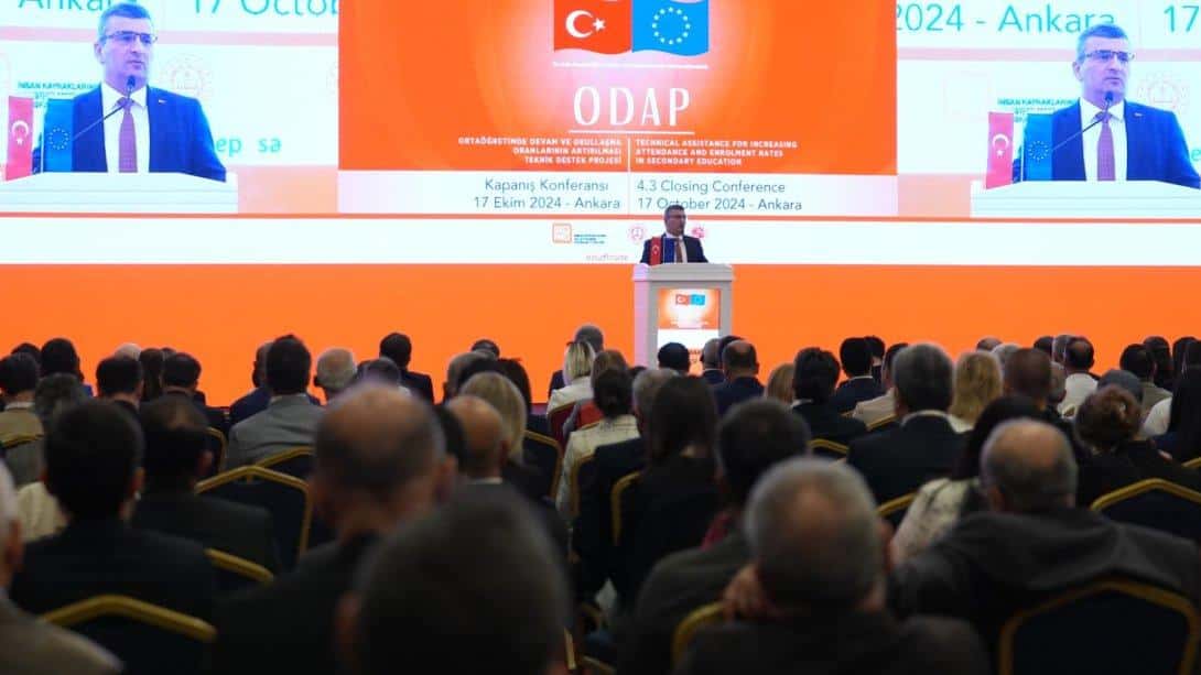 ODAP PROJESİ KAPANIŞ KONFERANSI YAPILDI