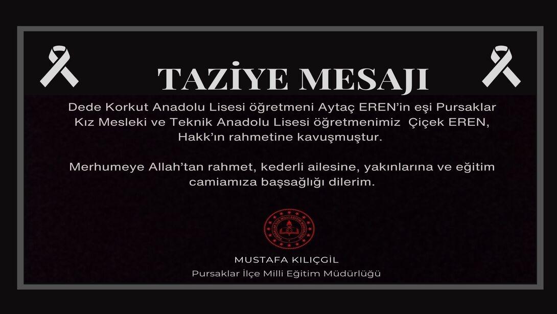 VEFAT VE BAŞSAĞLIĞI